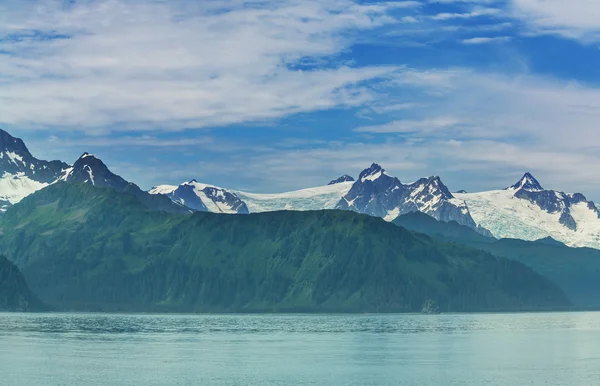 Pittoreske landschappen van Alaska Rechtenvrije Stockafbeeldingen