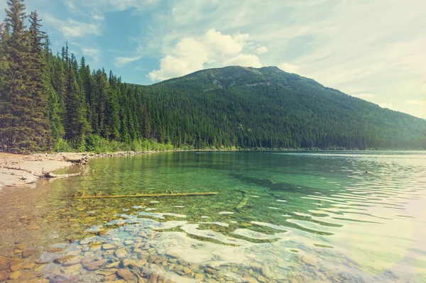 Malebné jezero Bowman — Stock fotografie