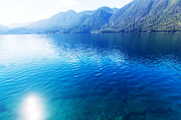 Půlměsícové jezero v Olympijském národním parku — Stock fotografie