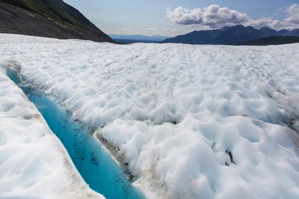 肯尼科特冰川，阿拉斯加湖 — 图库照片