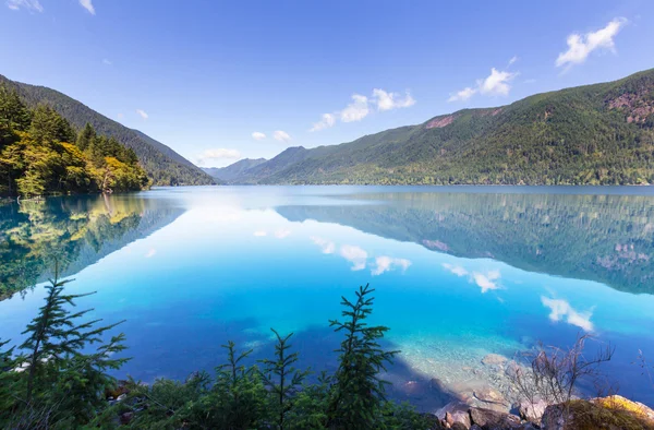 Půlměsícové jezero v Olympijském národním parku — Stock fotografie