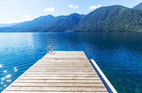 Lake Crescent in het Olympic National Park — Stockfoto