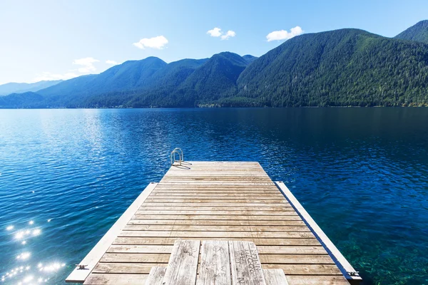 Lago Crescent en el Parque Nacional Olímpico —  Fotos de Stock