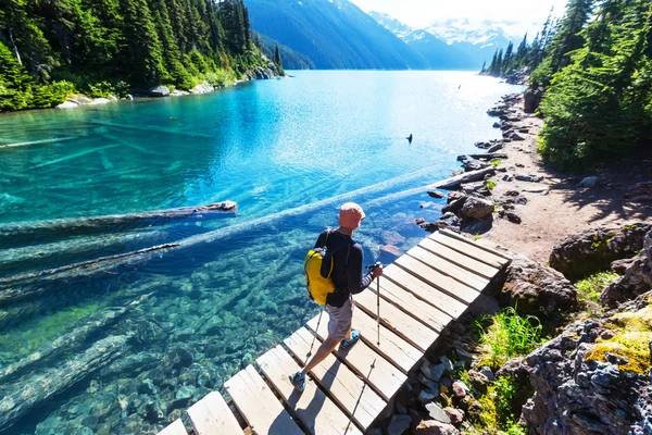 Lindo lago Garibaldi — Fotografia de Stock