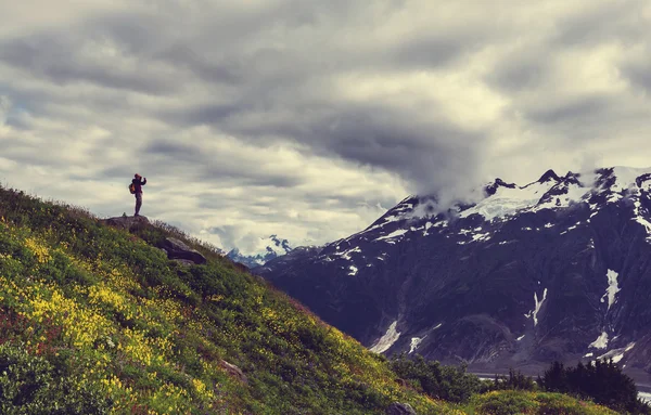 Живописные пейзажи Аляски — стоковое фото