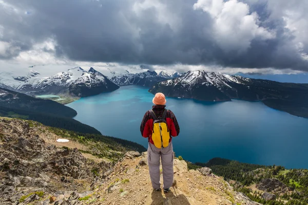 Красиві альпійські озера Дика територія — стокове фото