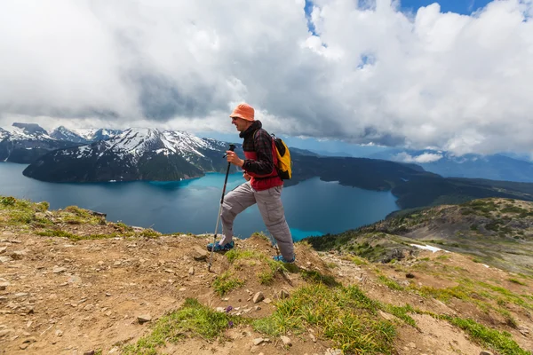 Krásná Alpská jezera wilderness prostoru — Stock fotografie