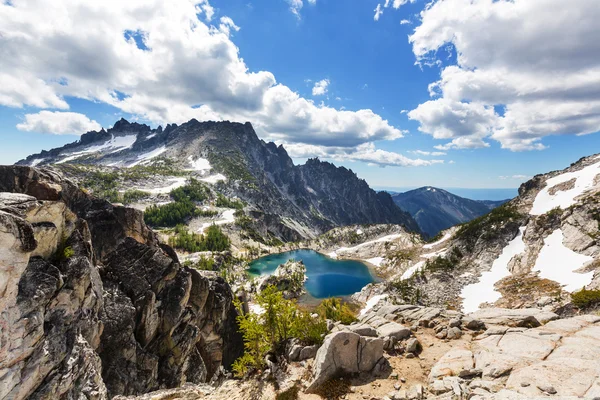 Beautiful Alpine lakes wilderness area