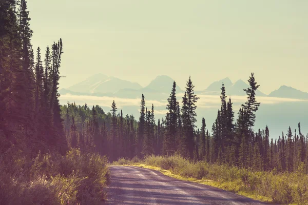 Belles montagnes de l'Alaska — Photo