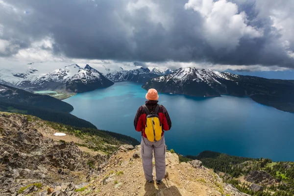 Beautiful Alpine lakes wilderness area Stock Photo