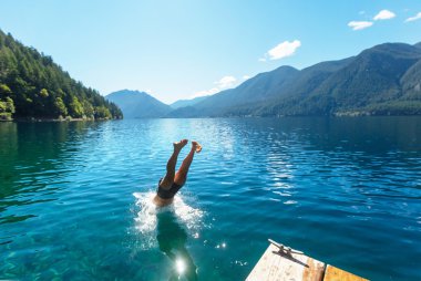 Mutluluk adam olarak atlama