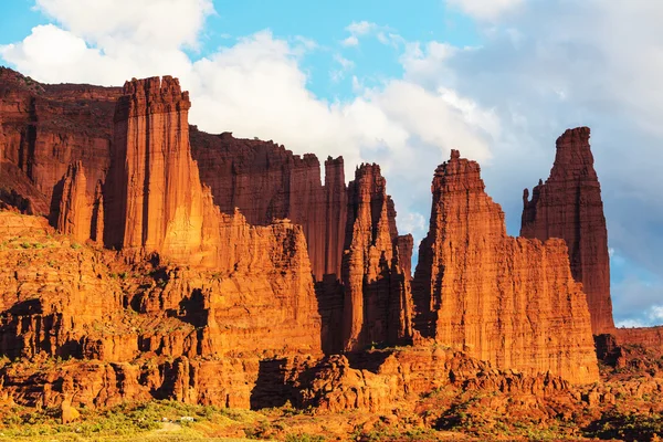 Krásné Fisher Towers — Stock fotografie