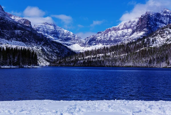 Parque Glacier no inverno — Fotografia de Stock