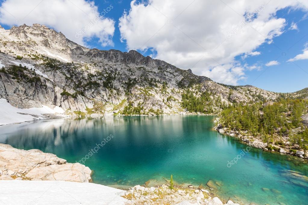 Beautiful Alpine lake, USA