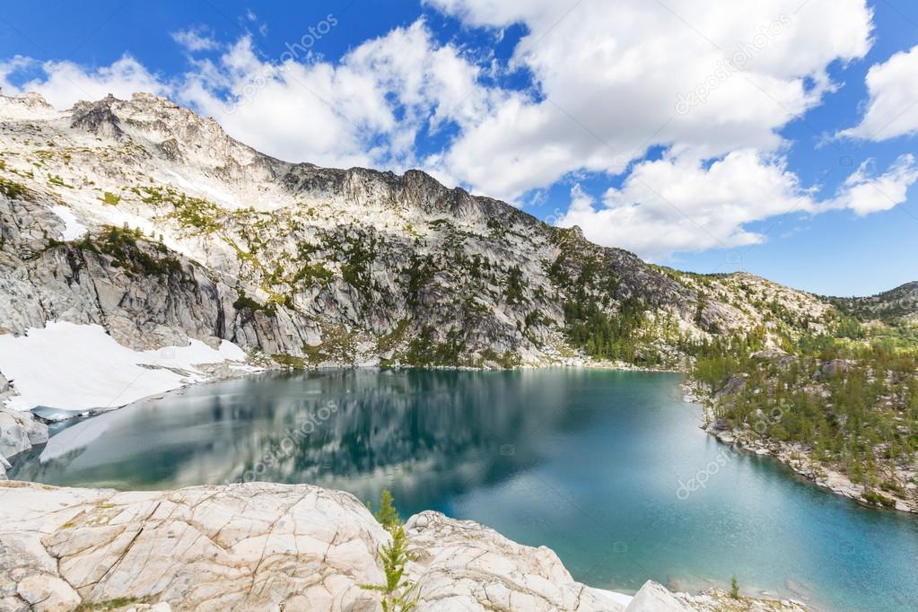 Beautiful Alpine lake, USA