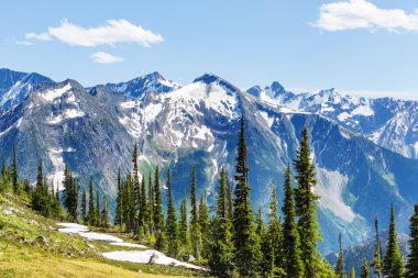 pitoresk Kanada dağlar