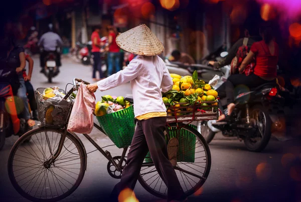 Vietnami emberek. Hanoi — Stock Fotó