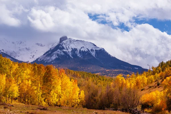 Outono pitoresco em Colorado — Fotografia de Stock