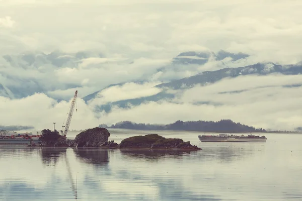 Valdez bergen i Alaska — Stockfoto