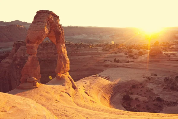 Delicato arco nel parco dello Utah — Foto Stock