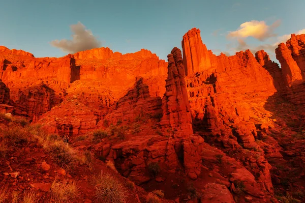 Fisher Tower w Utah — Zdjęcie stockowe