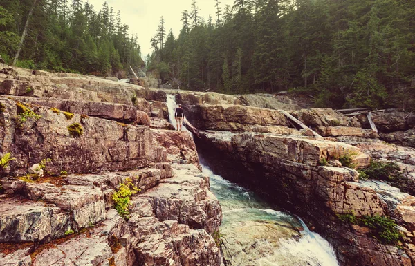 Schöner Wasserfall in Vancouver — Stockfoto