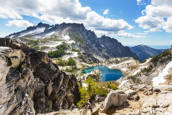 Alpské jezero, Usa — Stock fotografie