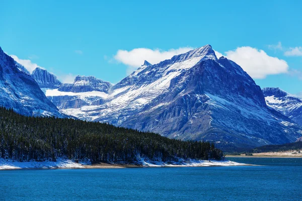 Parque Glacier no inverno — Fotografia de Stock