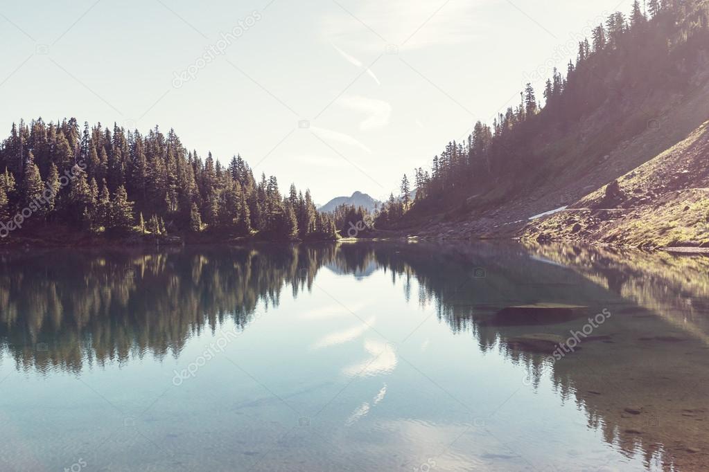 Twin lake, USA