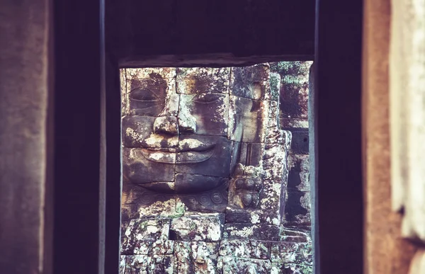 Templo de cultura jemer de Bayon —  Fotos de Stock