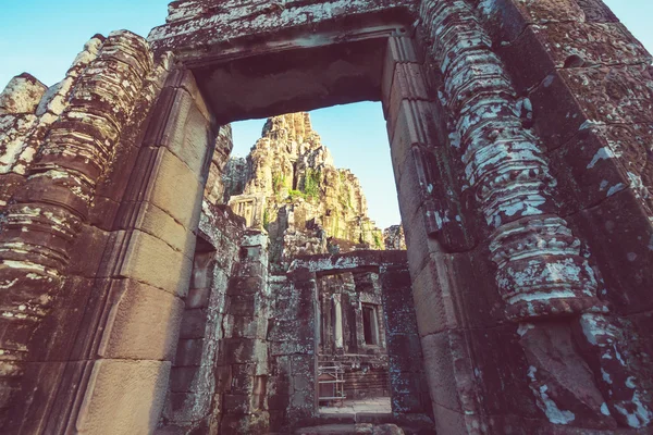 Khmer culture temple of Bayon — Stock Photo, Image