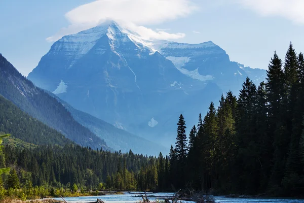 Wspaniały Mount Robson — Zdjęcie stockowe