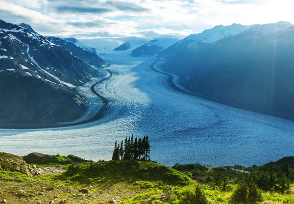 Glaciar del salmón en Canadá — Foto de Stock