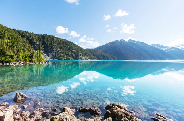 Tyrkysová Garibaldi Lake — Stock fotografie