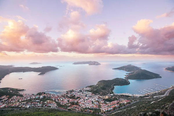 Hermosa Costa Marina Turquía Increíbles Paisajes Naturales Largo Ruta Senderismo — Foto de Stock