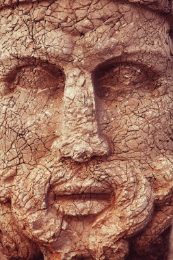 Türkiye 'de Nemrut Dağı' nda Heykel