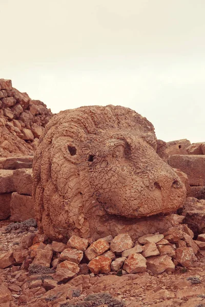 Pomnik Górze Nemrut Turcji — Zdjęcie stockowe