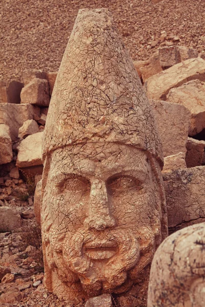 Statue Auf Dem Nemrut Der Türkei — Stockfoto