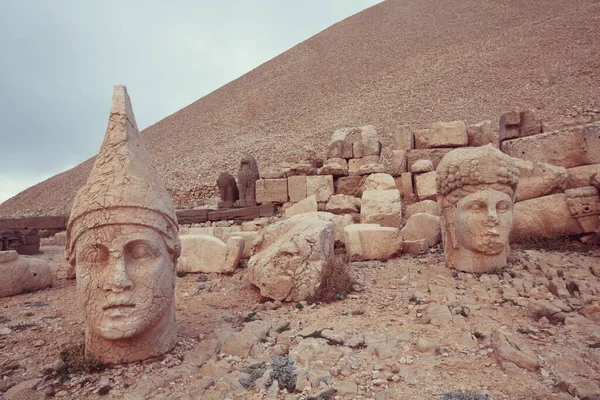 Standbeeld Berg Nemrut Turkije — Stockfoto