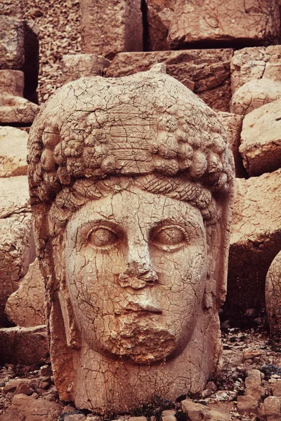 Statue Mount Nemrut Turkey — Stock Photo, Image