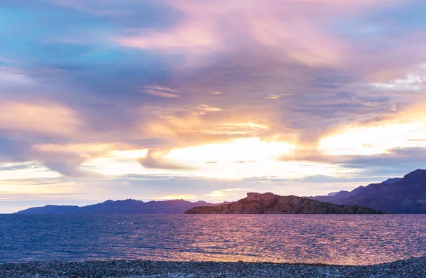 Vackra Bergslandskap Patagonien Berg Sjö Argentina Sydamerika — Stockfoto