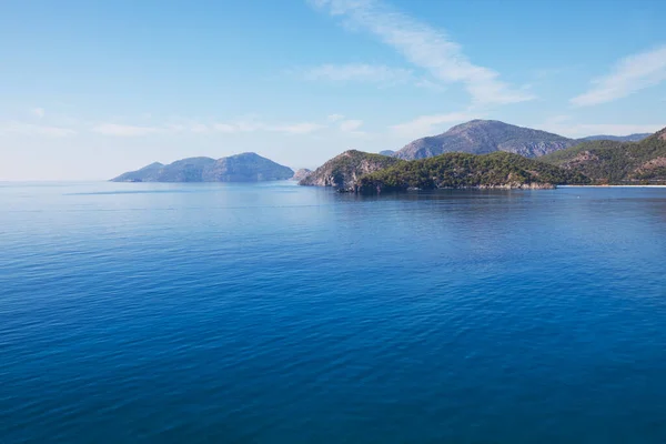 Bella Costa Del Mare Turchia Paesaggi Naturali Incredibili Lungo Percorso — Foto Stock