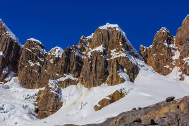 Cordillera Blanca, Peru, Güney Amerika 'daki güzel dağ manzaraları