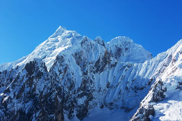 Bellissimi Paesaggi Montani Cordillera Blanca Perù Sud America — Foto Stock