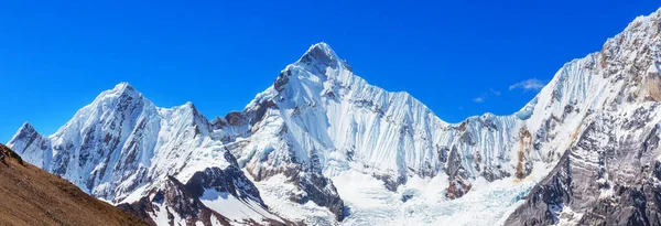 Piękne Krajobrazy Górskie Cordillera Blanca Peru Ameryka Południowa — Zdjęcie stockowe