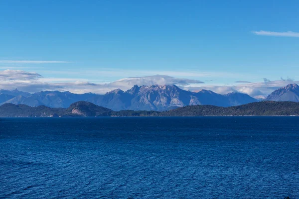 Hermosos Paisajes Montaña Patagonia Lago Montañas Argentina América Del Sur — Foto de Stock