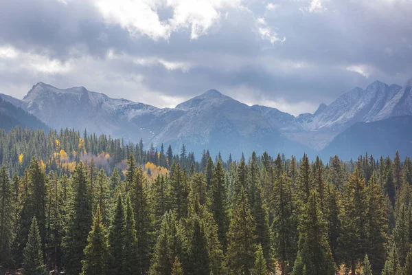 Picturesque Mountain View Canadian Rockies Summer Season — стокове фото