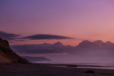 Ocean Beach, Yeni Zelanda 'da güzel manzaralar var. İlham verici doğal ve seyahat geçmişi