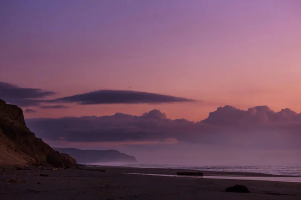 Vackra Landskap Det Ocean Beach Nya Zeeland Inspirerande Natur Och — Stockfoto