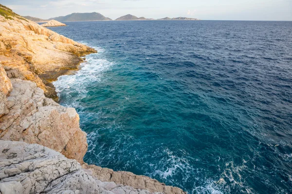 Bela Costa Marítima Turquia Paisagens Naturais Incríveis Longo Forma Caminhada — Fotografia de Stock
